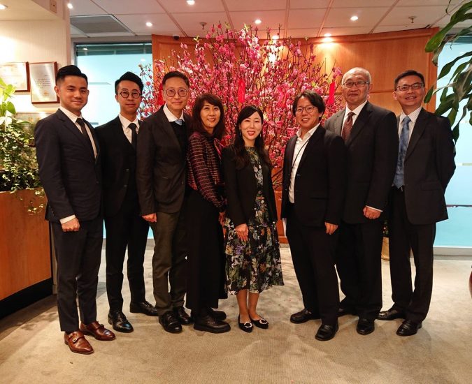 日本的GI & T Law Office律師事務所的合夥人代表西垣建剛先生率領一支律師團隊到訪本行