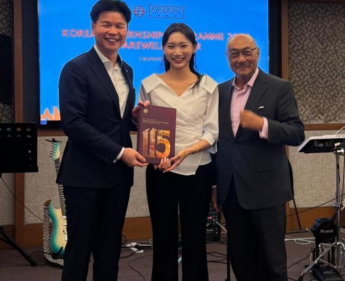 Miss Kim Yunji was offered an internship position at our firm for a two-week training.